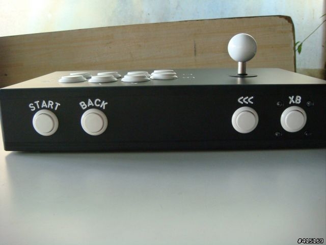 光學搖桿 PS2搖桿 FIGHTING STICK2搖桿改PS3無線藍芽搖桿(三和光學+三和按鈕完全移植)