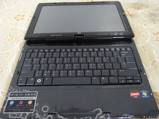 HP最新平板電腦 TX2-1301AU AMD最新平台Vision & Win 7搭載 開箱測試