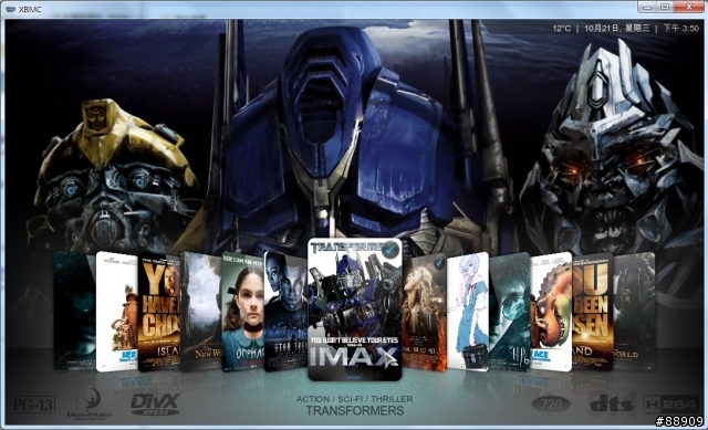 XBMC Media Center 效果分享 =2012.03.29=