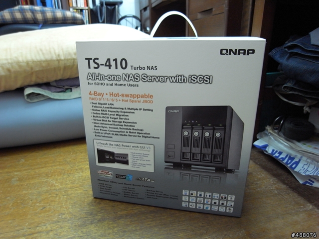 窮者宅宅NAS_QNAP TS-410登場!!!