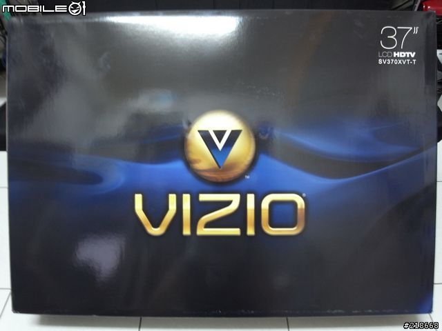 燒燙燙的 VIZIO SV370XVT-T 120hz (37" LCD TV) 簡單開箱文