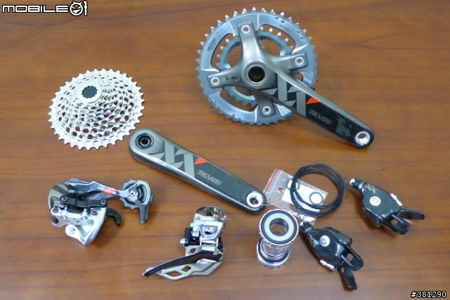 火熱開箱文/登山車十速飛輪的 速聯 SRAM X.X 變速組件上場