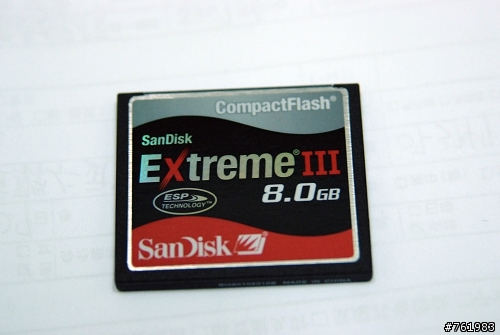 <緊急求助>新買的SANDISK EXTREME III 8G CF卡是否有問題?