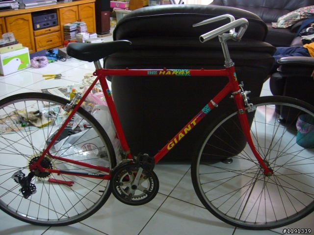 捷安特老鋼管修復小改裝.給老爸老媽的車.