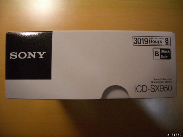 Sony ICD-SX950 錄音筆 新入手分享 (圖多且附多錄音試聽檔)