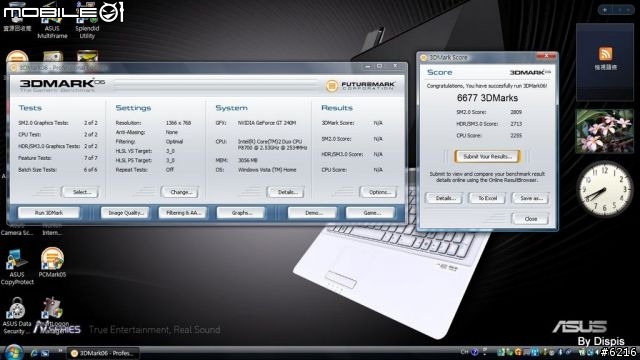 DDR III與GT240M的完美組合-ASUS N61VN(下:效能篇)