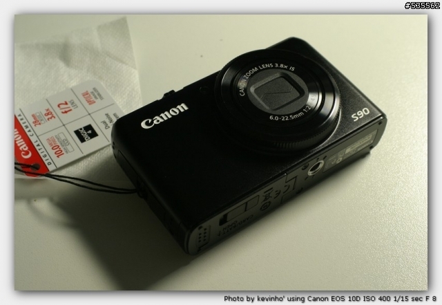 Powershot S90入手(新增ISO測試)
