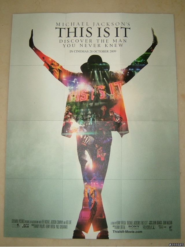 Michael Jackson " This Is It " movie ticket