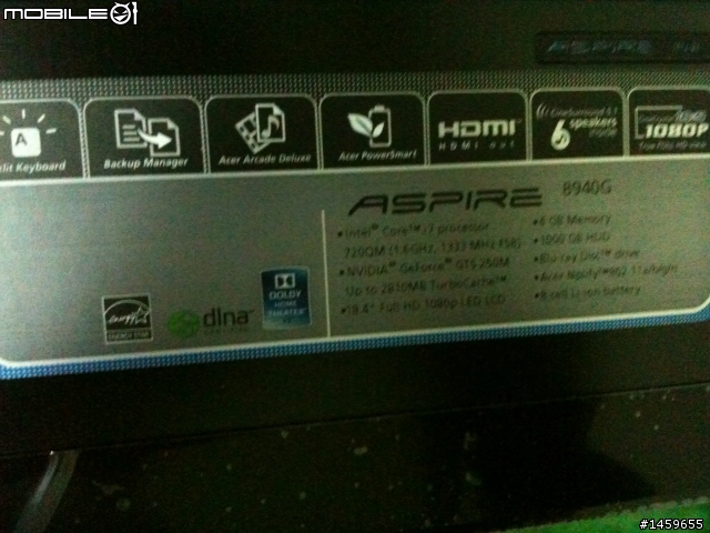 acer 8940g購入分享+12/7新增3D mark 06測試