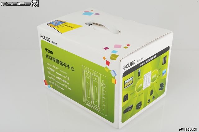 不斷進化的家庭媒體儲存中心 @CUBE V200試用分享