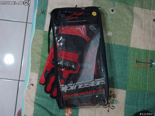 遲來的開箱-Alpinestars Vega Drystar Gloves 冬季手套