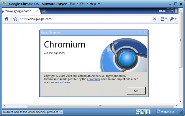 Google Chromium OS v.4.0.253 搶鮮品嘗