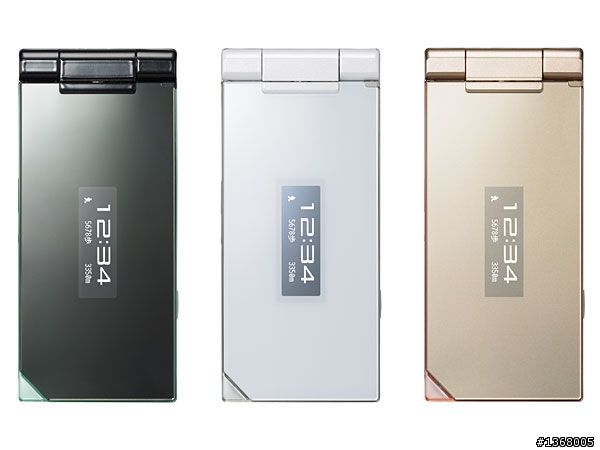 「SH-01B」12.1萬象素CCD元件水晶風格設計是SHARP為docomo定制的PRIME系列成員之一