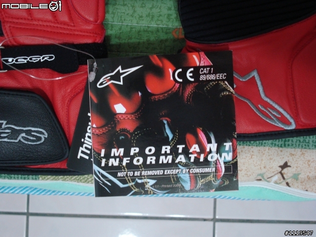 遲來的開箱-Alpinestars Vega Drystar Gloves 冬季手套