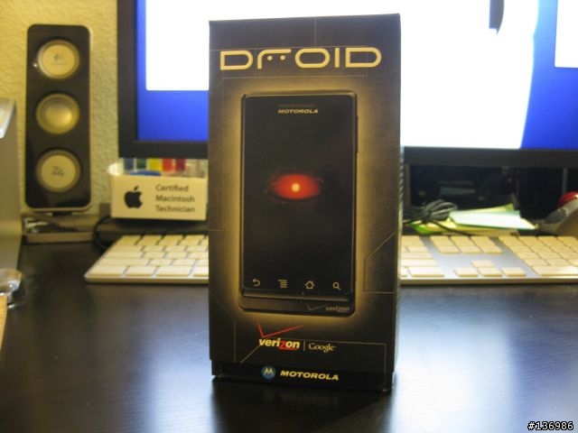 Motorola Droid (Verizon CDMA) 開箱 「版主請幫忙移文」