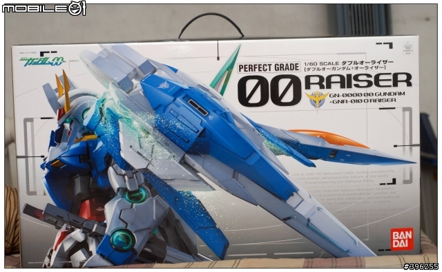 PG 00 Raiser 00鋼彈+O Rais+蓋亞法拉利六色漆開箱XD