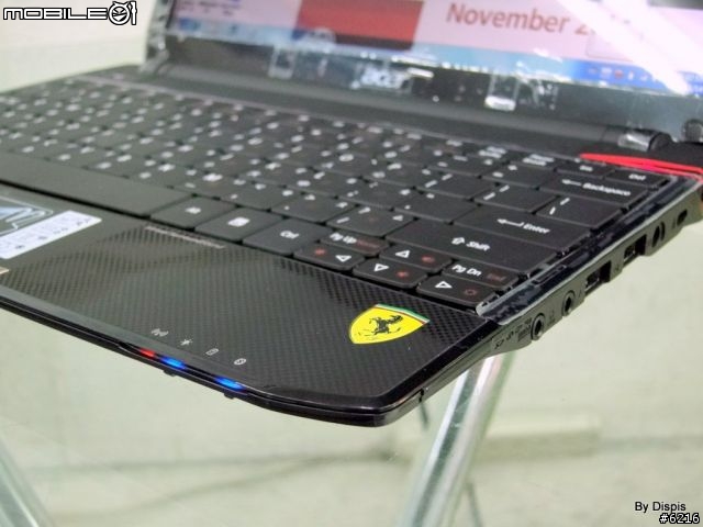 讓人心跳加速的acer Ferrari one-200 (11/24新增L310與SU3500的比較)