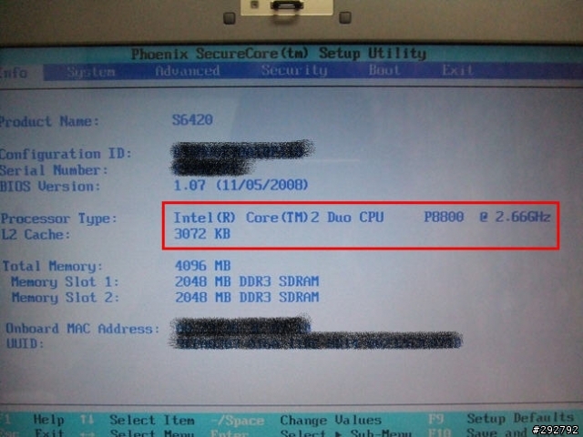 【分享】S6420CVB升級WD Scorpio Black與Core 2 Duo P8800