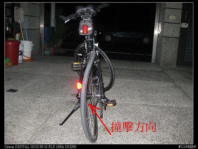 被撞歪的 8字輪組~史上最強