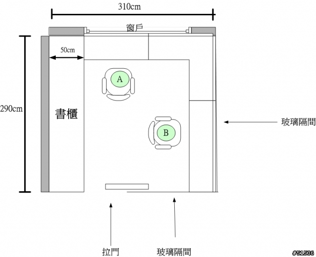 2人的小書房....大家覺得怎樣比較好