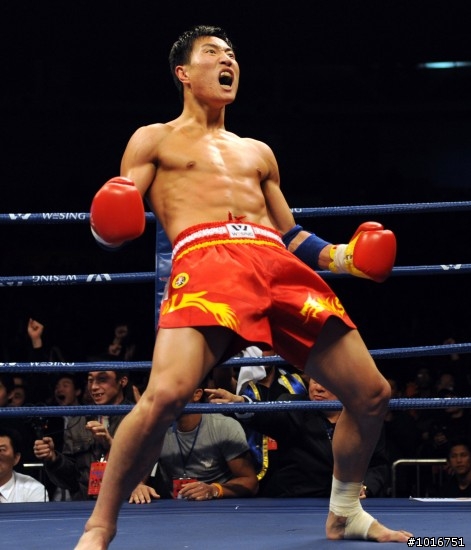 中國功夫4比1完勝泰拳!少林俗家弟子張開印KO泰拳王藍桑坤!