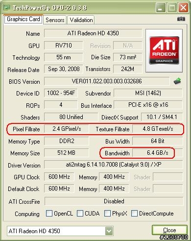 低階顯示卡 R4350