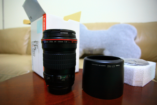 【補開箱】Canon EF 135mm f2.0L