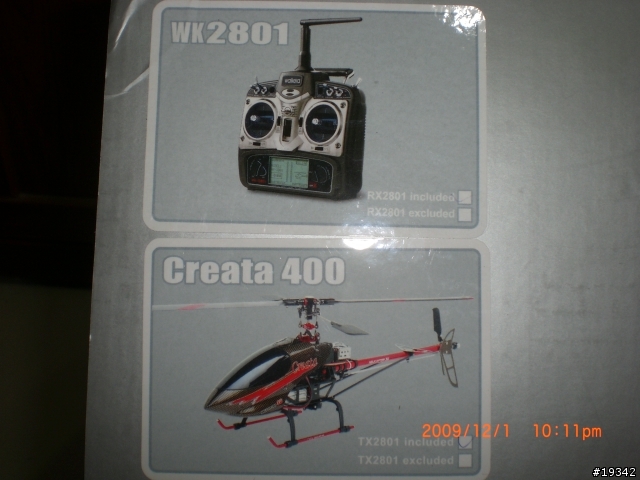 Walkera Creata 400 直昇機+WK-2801PRO遙控器開箱