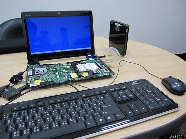 Asus 1201N 改裝 intel X25-M G2 SSD 80G 灌 XP