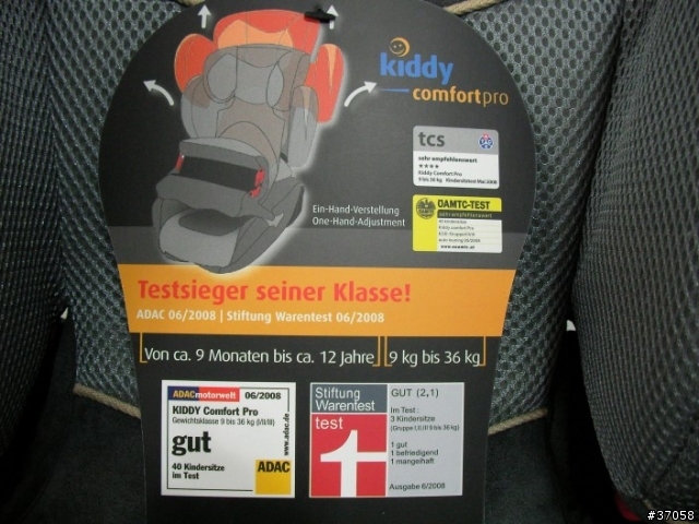 德國Kiddy Comfort Pro兒童汽車安全座椅開箱分享!