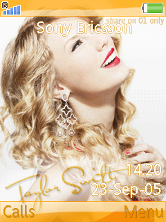 【240*320】【k800i】白橘..Taylor Swift