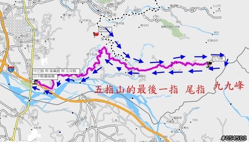台中縣→太平→大里→霧峰→縱騎五指山-五嶽連峰