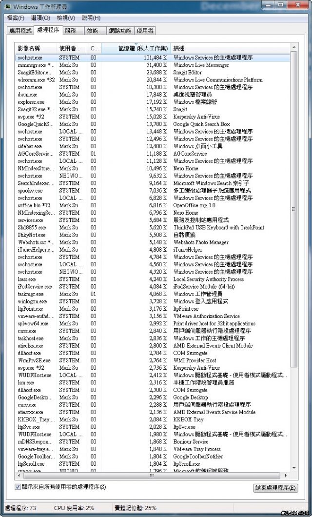 W7 64bit 記憶體百思不解的問題...