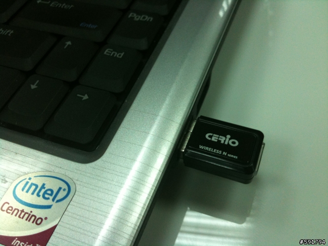 《開箱》iPod Touch,iPhone,Android 手機專用無線網卡CERIO UW-200N-Mini (Part I)