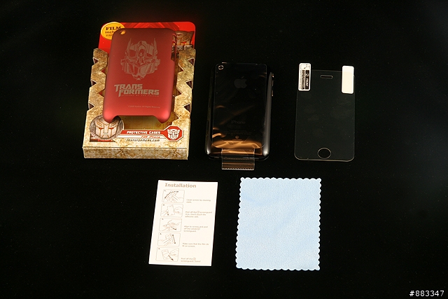 iPhone 3GS黑白雙機 and GLAMOUR+粉紅卡夢掀蓋皮套、變形金剛背蓋