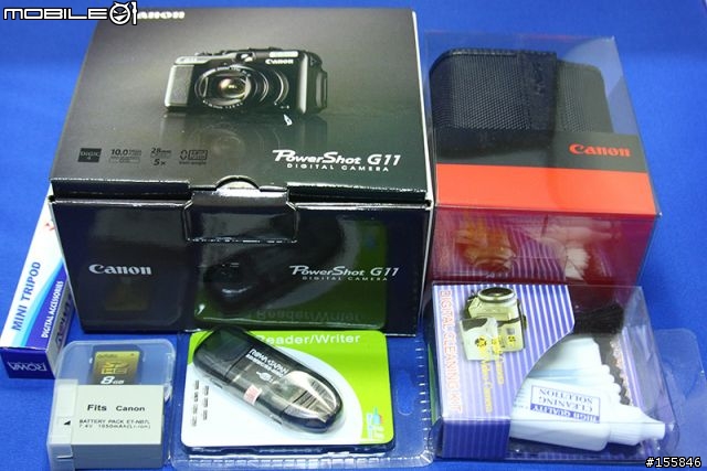 Canon PowerShot G11 簡易開箱