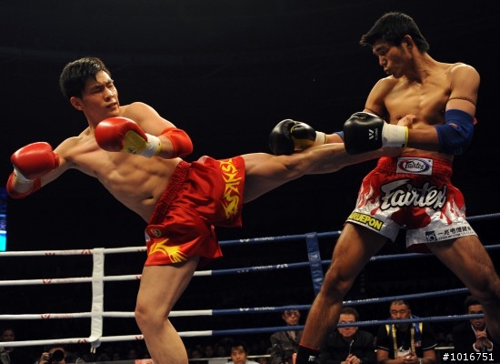 中國功夫4比1完勝泰拳!少林俗家弟子張開印KO泰拳王藍桑坤!