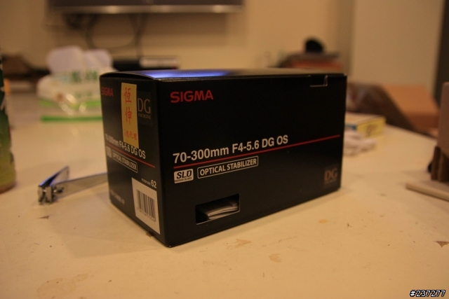 【開箱】SIGMA 70-300mm F4-5.6 DG OS FOR CANON