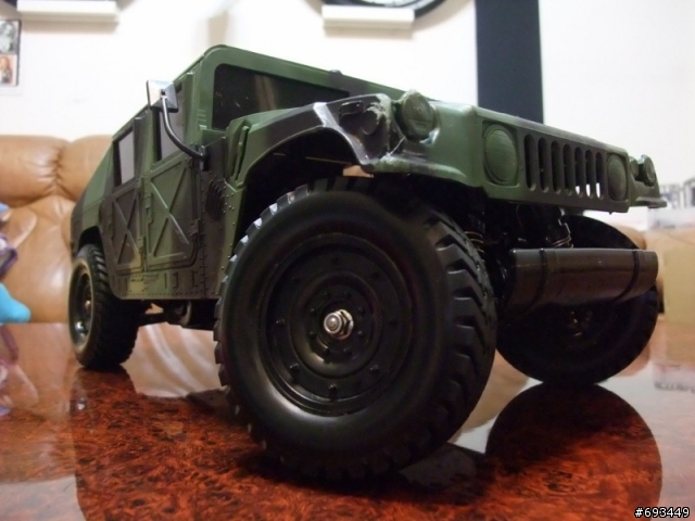 Tamiya 1/12 Hummer (2/26更新,有影片)前固定機構,後備胎架完成~!