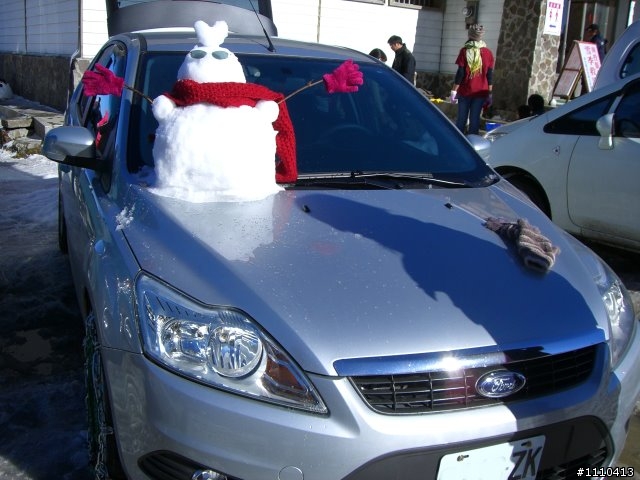 小佛合歡山雪人上車記