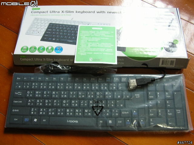 i-rocks KR-6421 新式巧克力剪刀腳鍵盤評測