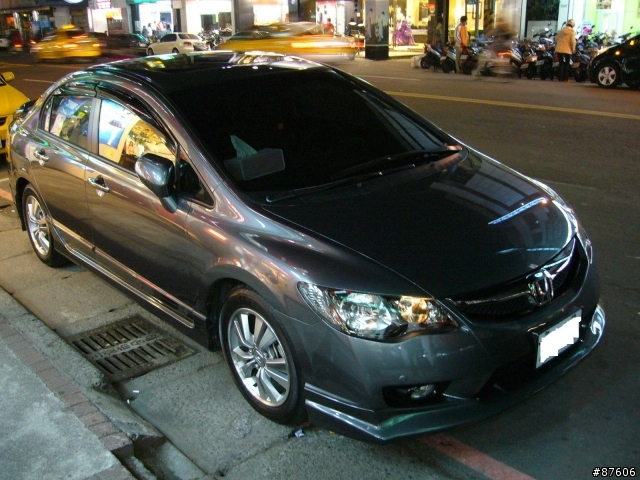 Civic 8黑鈦銀 (新增 Type-r 下巴 & RR 後下巴)2/21 (新增魚眼+下眼線)