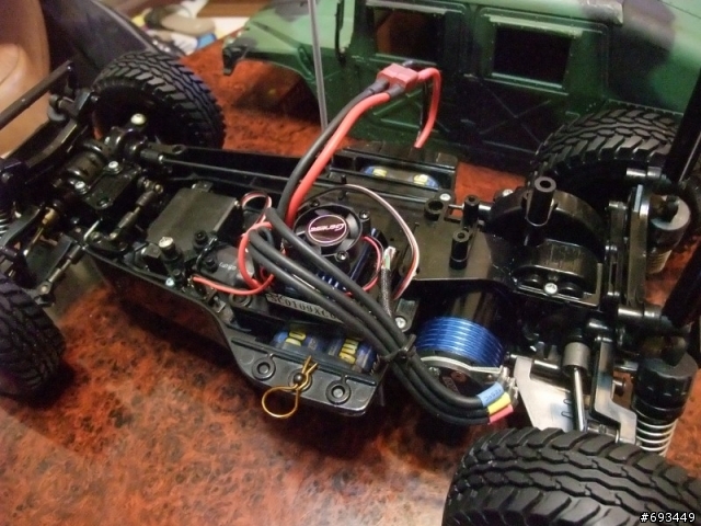 Tamiya 1/12 Hummer (2/26更新,有影片)前固定機構,後備胎架完成~!