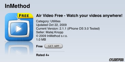 iPhone App分享: AirVideo 轉檔功能推薦