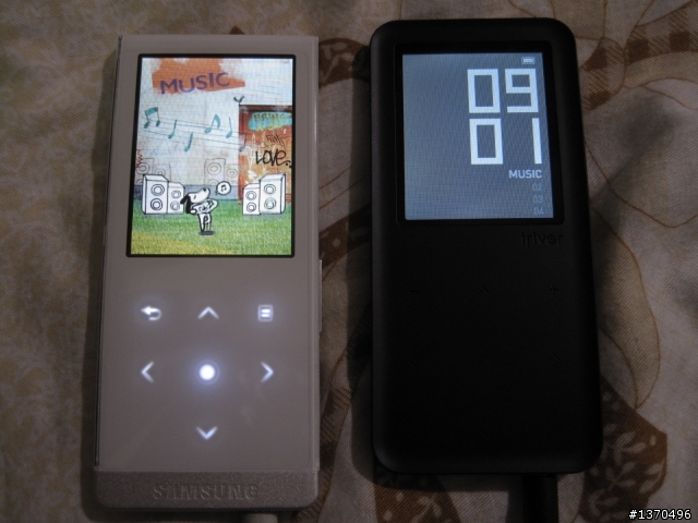 (分享)iriver E30 8G與samsung YP-T10 4G