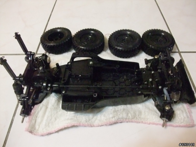 Tamiya 1/12 Hummer (2/26更新,有影片)前固定機構,後備胎架完成~!