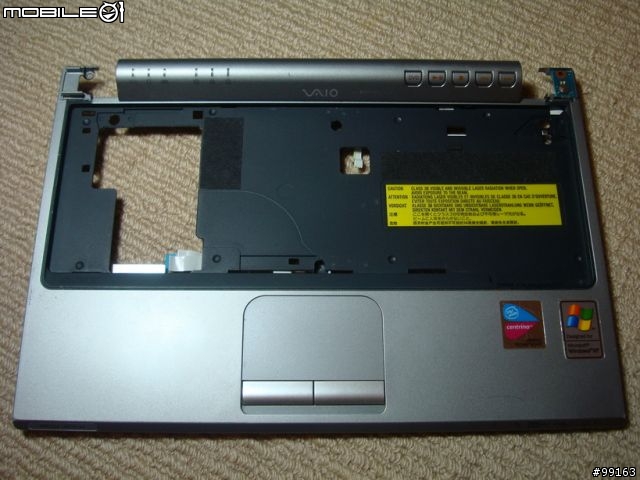 VAIO VGN-T17TP硬碟更換之~叔叔沒練過