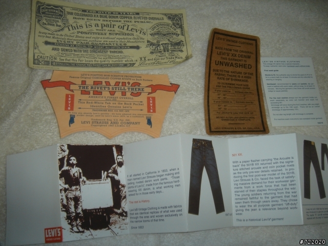 【分享】美製555廠 LEVI'S LVC 47501-0117