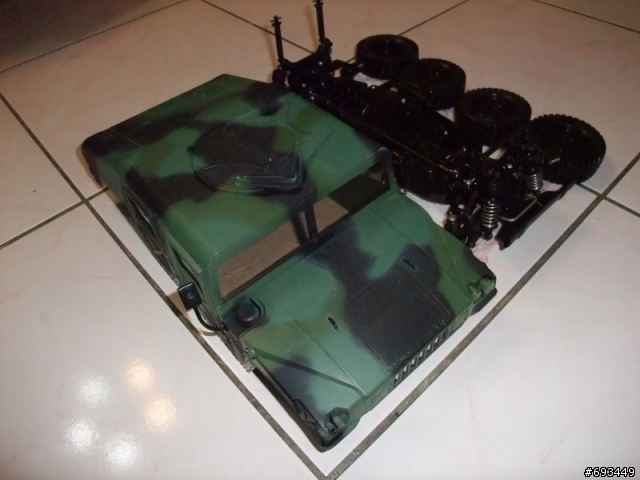 Tamiya 1/12 Hummer (2/26更新,有影片)前固定機構,後備胎架完成~!