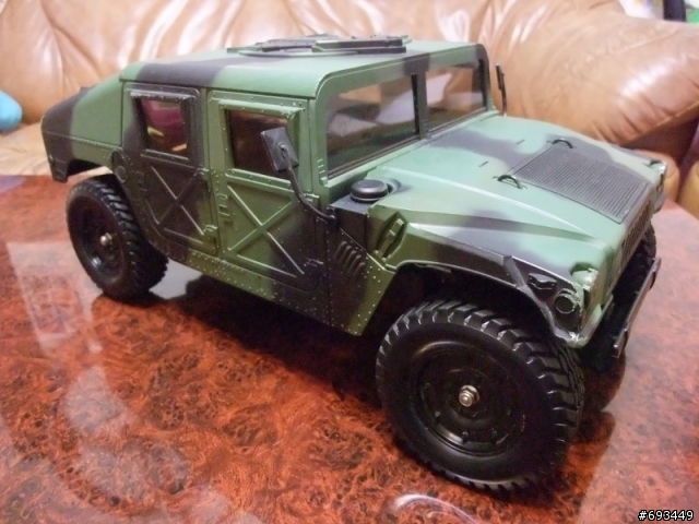 Tamiya 1/12 Hummer (2/26更新,有影片)前固定機構,後備胎架完成~!
